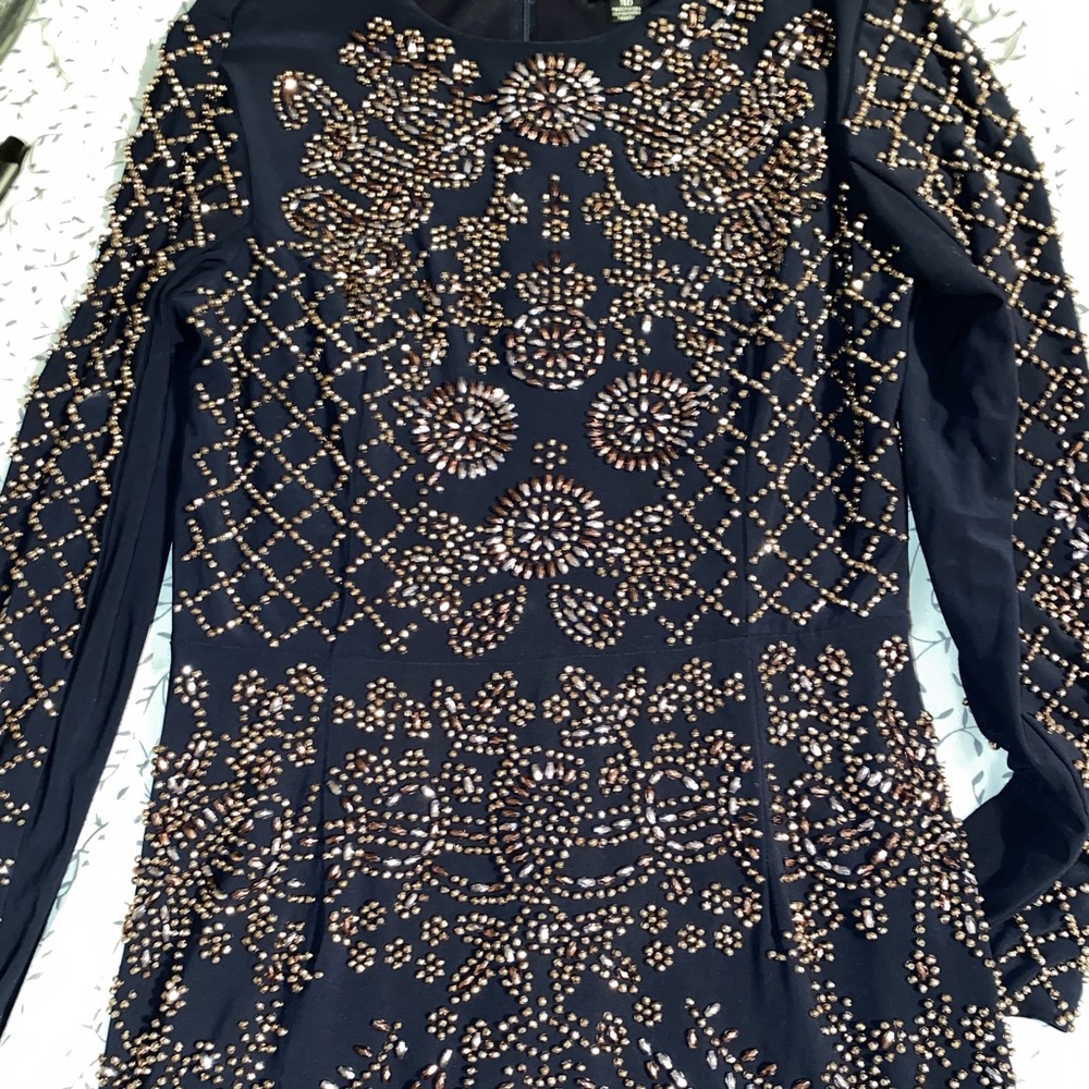 Beaded Homecoming dress.